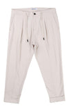 OVERD PANTALONE 1 PINCE C/COULISSE TAPERD FIT