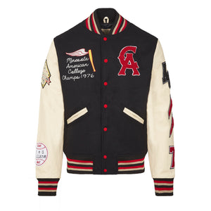 AMERICAN COLLEGE USA TEDDY VARSITY BLACK/WHITE