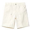 CARHARTT WIP DOUBLE KNEE SHORT WAX STONE WASHED