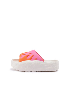 NYU SLIDE PINK ORANGE  ACUPUNCTURE1993 FUCSIA JUICE